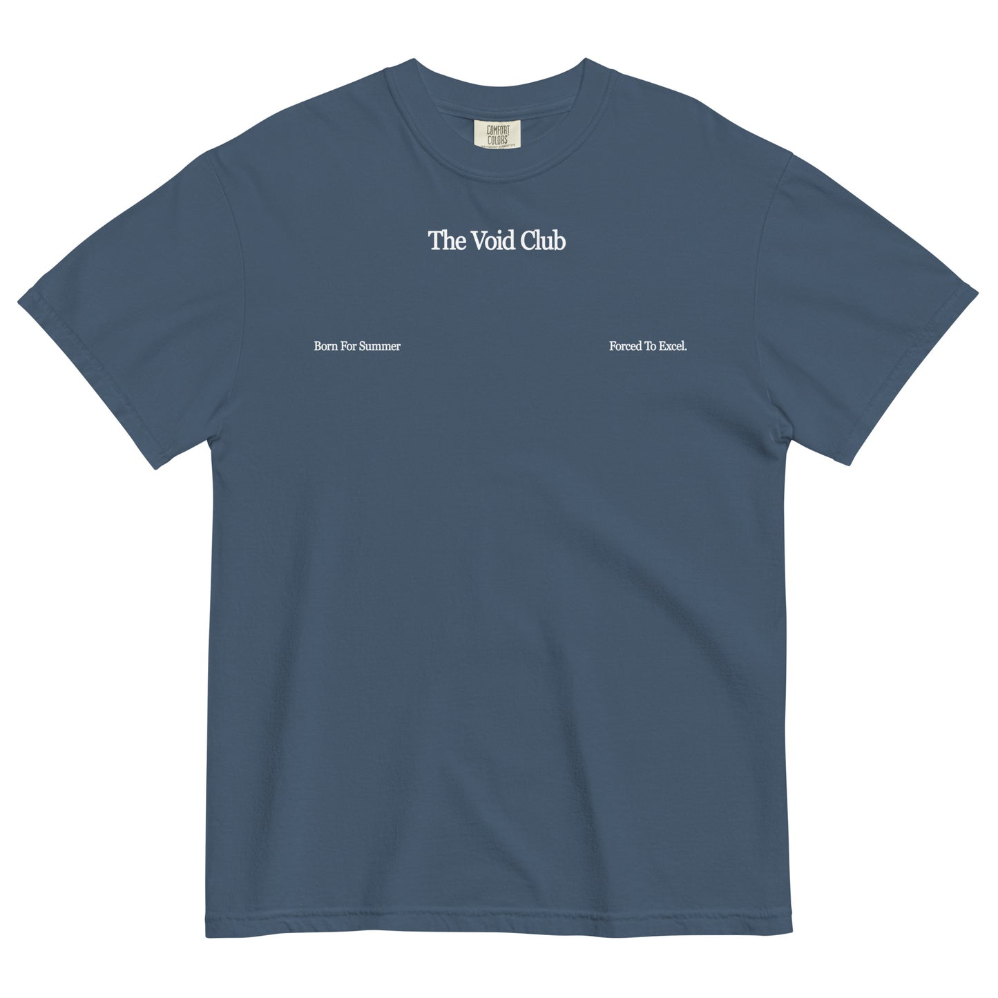 Camiseta Azul Born For Summer Forced To Excel